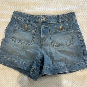 LOFT Light Blue Jean Shorts